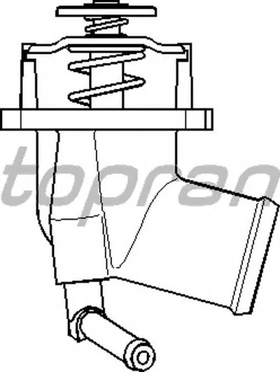 Термостат, охлаждающая жидкость TOPRAN купить