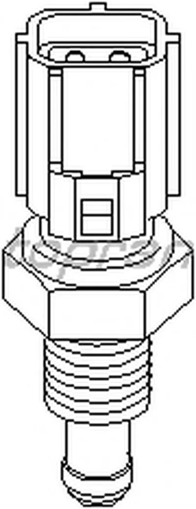 Датчик, температура охлаждающей жидкости TOPRAN купить
