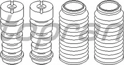 Пылезащитный комплект, амортизатор TOPRAN купить