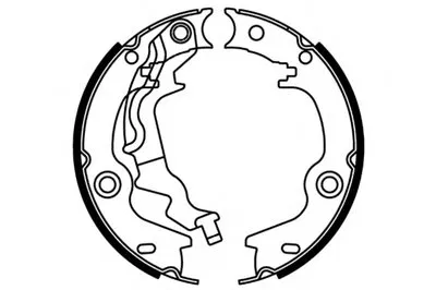 Комплект тормозных колодок; Комплект тормозных колодок, стояночная тормозная система E.T.F. купить