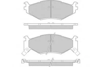 Комплект тормозных колодок, дисковый тормоз E.T.F. купить