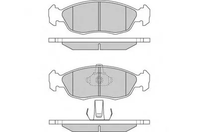 Комплект тормозных колодок, дисковый тормоз E.T.F. купить