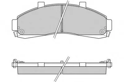Комплект тормозных колодок, дисковый тормоз E.T.F. купить