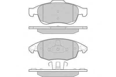 Комплект тормозных колодок, дисковый тормоз E.T.F. купить