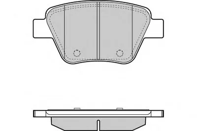 Комплект тормозных колодок, дисковый тормоз E.T.F. купить