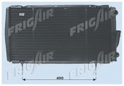 Радиатор, охлаждение двигателя FRIGAIR купить
