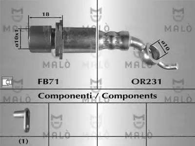 Тормозной шланг MALÒ купить
