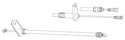 Трос, стояночная тормозная система CEF купить