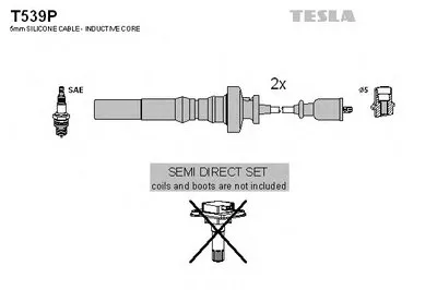Комплект проводов зажигания TESLA купить