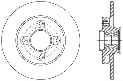 Тормозной диск ADAPTIVE OPEN PARTS купить