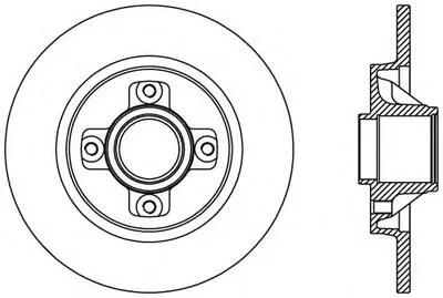 Тормозной диск RADIANCE OPEN PARTS купить