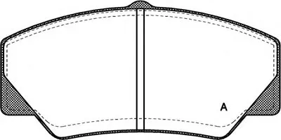 Комплект тормозных колодок, дисковый тормоз ADVANCE OPEN PARTS купить