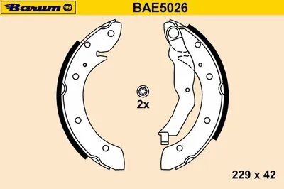 Комплект тормозных колодок BARUM купить