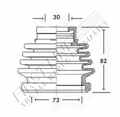 Пыльник, приводной вал FIRST LINE купить