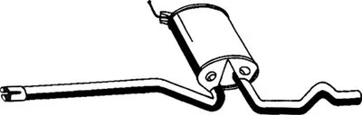 Средний глушитель выхлопных газов ASMET купить