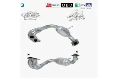 Катализатор для переоборудования ASHUKI купить