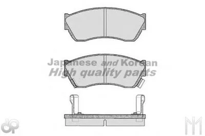 Комплект тормозных колодок, дисковый тормоз ASHUKI купить