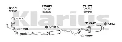 Система выпуска ОГ KLARIUS купить