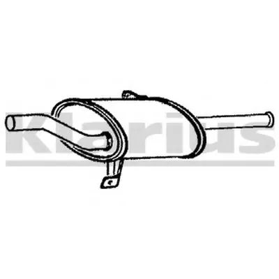 Глушитель выхлопных газов конечный KLARIUS купить