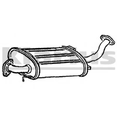 Средний глушитель выхлопных газов KLARIUS купить