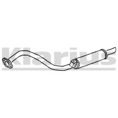 Глушитель выхлопных газов конечный KLARIUS купить