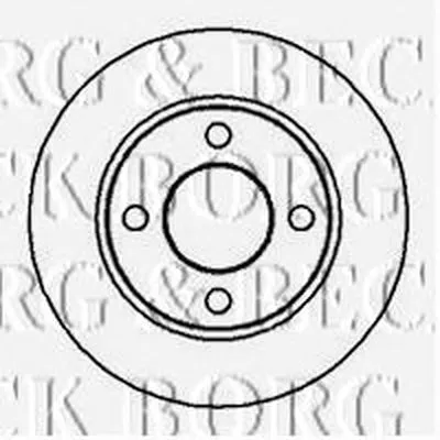 Тормозной диск BORG & BECK купить
