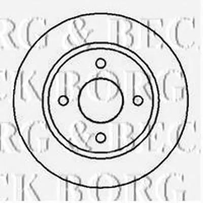 Тормозной диск BORG & BECK купить