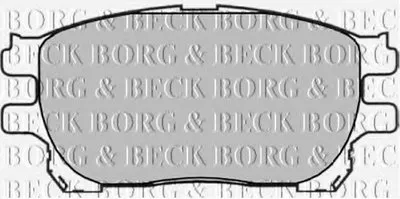 Комплект тормозных колодок, дисковый тормоз BORG & BECK купить
