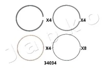 Поршневое кольцо JAPKO купить