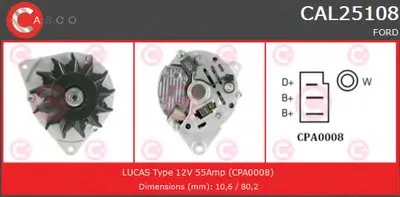 Генератор BRAND NEW SERIES CASCO купить