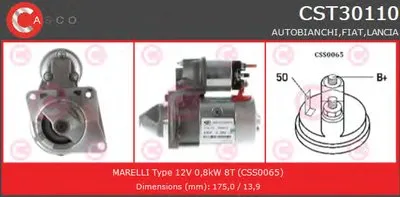 Стартер BRAND NEW SERIES CASCO купить