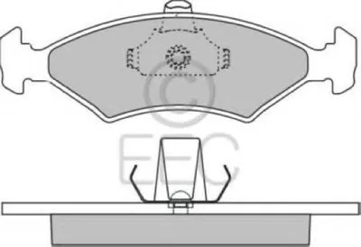 Комплект тормозных колодок, дисковый тормоз EEC купить