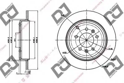 Тормозной диск DJ PARTS купить
