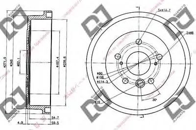 Тормозной барабан DJ PARTS купить