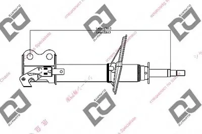Амортизатор DJ PARTS купить