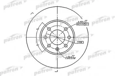 Тормозной диск PATRON купить