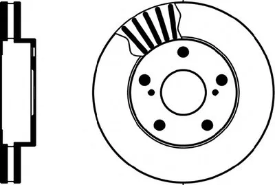 Тормозной диск HELLA PAGID купить