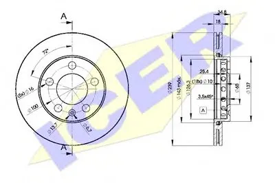 Тормозной диск ICER купить