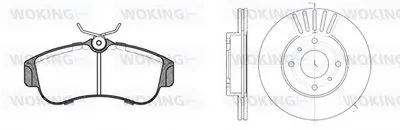 Комплект тормозов, дисковый тормозной механизм WOKING купить