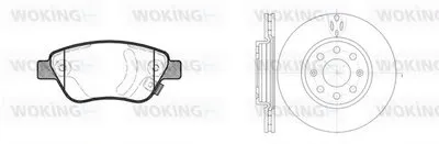 Комплект тормозов, дисковый тормозной механизм WOKING купить