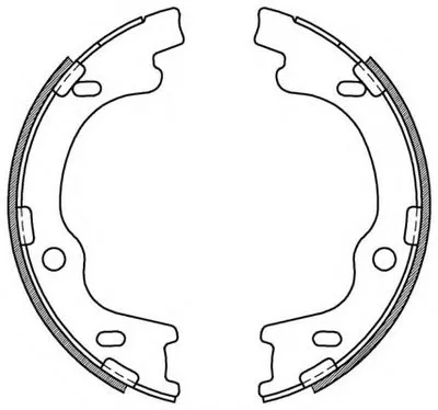 Комплект тормозных колодок ADVANCE OPEN PARTS купить