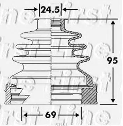 Пыльник, приводной вал FIRST LINE купить
