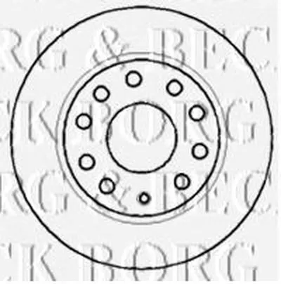 Тормозной диск BORG & BECK купить