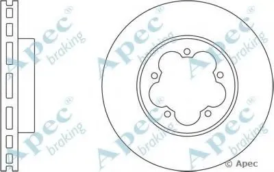 Тормозной диск APEC braking купить