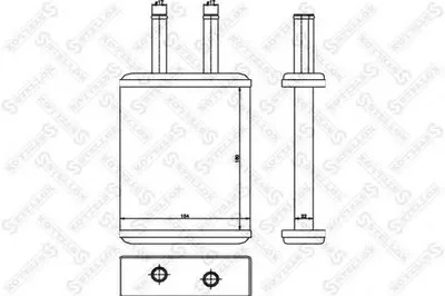 Теплообменник, отопление салона STELLOX купить