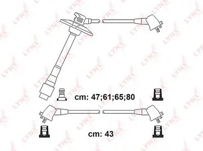 Комплект проводов зажигания LYNXauto купить