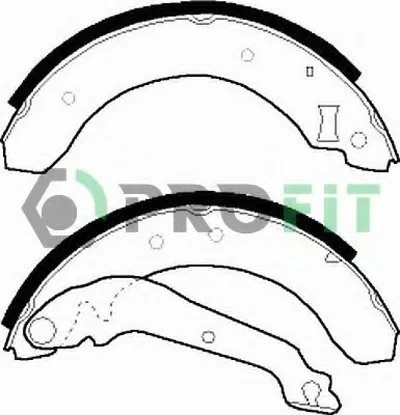 Комплект тормозных колодок PROFIT купить
