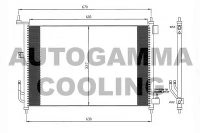Конденсатор, кондиционер AUTOGAMMA купить
