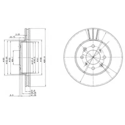 Тормозной диск DELPHI купить