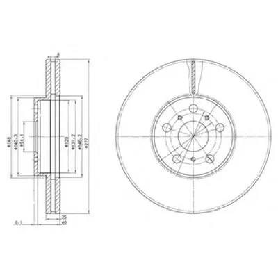 Тормозной диск DELPHI купить
